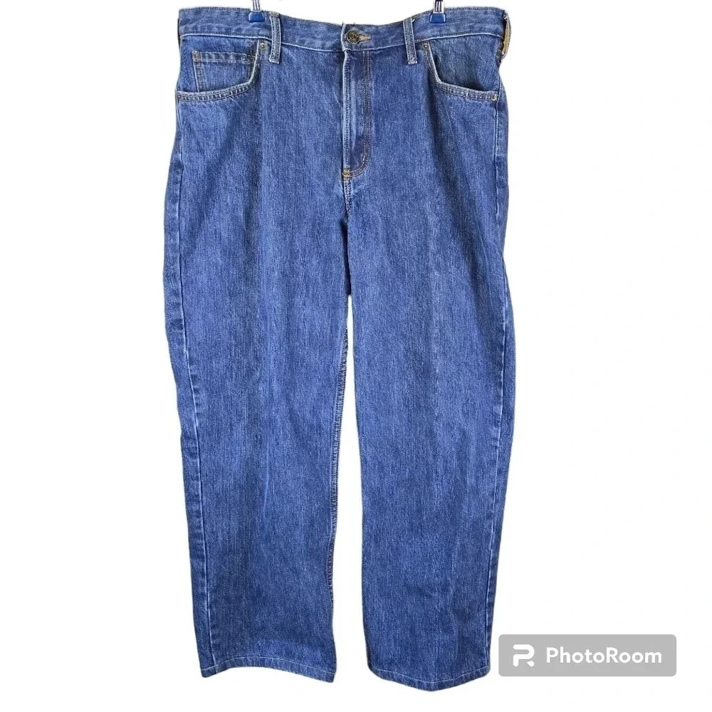 Lands' End men's straight leg relaxed fit jeans